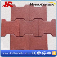 20mm Colorful Outdoor Dog Bone Crumb Rubber Flooring